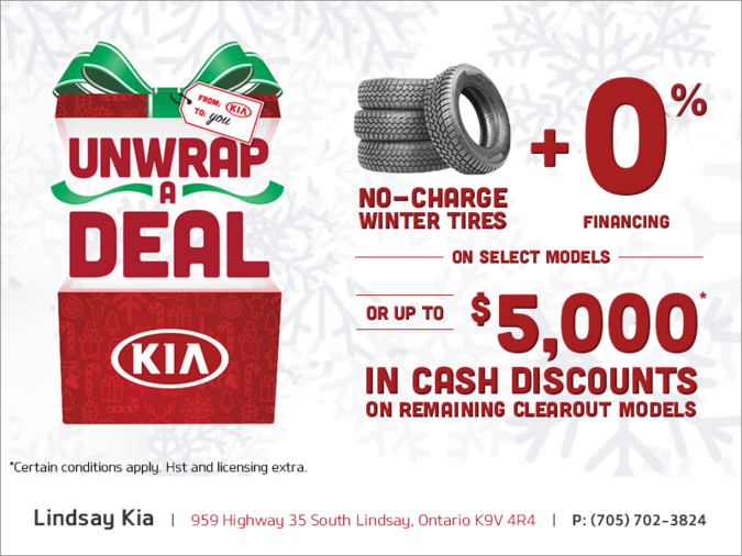Unwrap a Deal with Kia!