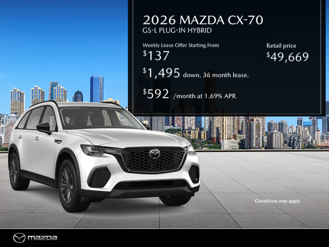 2026 Mazda CX-70 Plug-In Hybrid