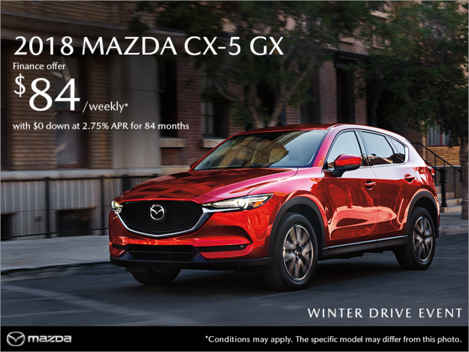 Get the 2018 Mazda CX-5 Today!