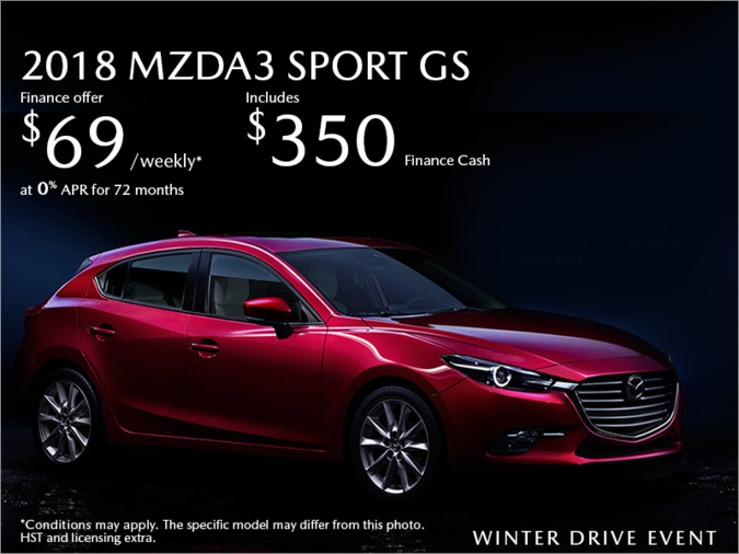 Chatham Mazda - Get the 2018 Mazda3 Sport Today!