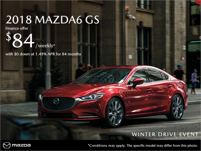 Get the 2018 Mazda6 Today!