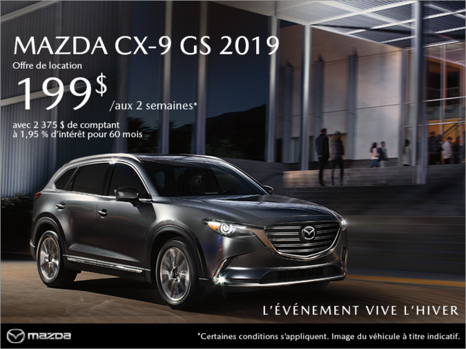 Procurez-vous le Mazda CX-9 2019 aujourd'hui!