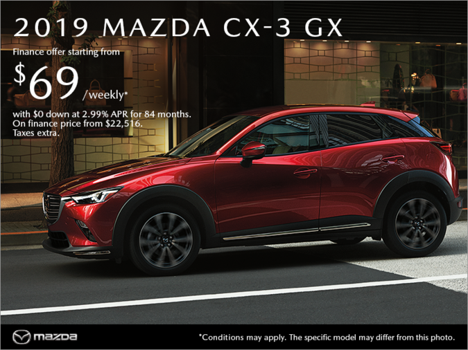 Gerry Gordon's Mazda - Get the 2019 Mazda CX-3 today!