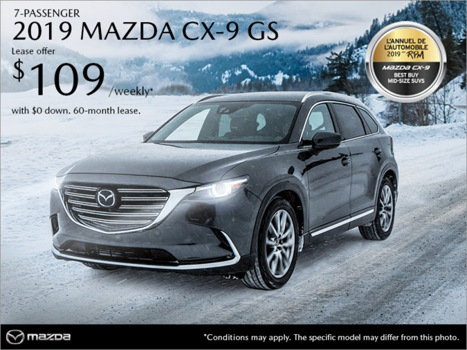 Get the 2019 Mazda CX-9!
