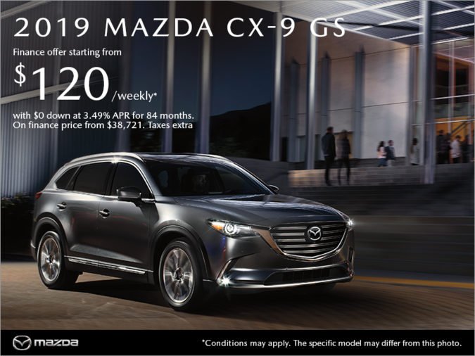 Forman Mazda - Get the 2019 Mazda CX-9 today!