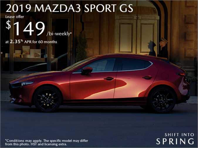 Bay Mazda - Get the 2019 Mazda3 Sport Today!
