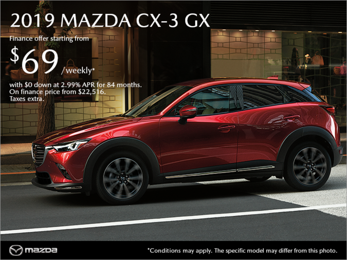 Regina Mazda - Get the new 2019 Mazda CX-3 today!