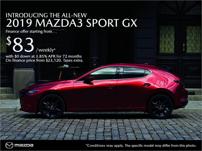 Coastline Mazda - Get the 2019 Mazda3 Sport today!