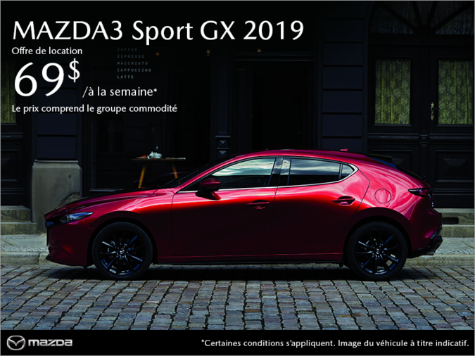 Mazda Joliette - Procurez-vous la Mazda3 Sport 2019!