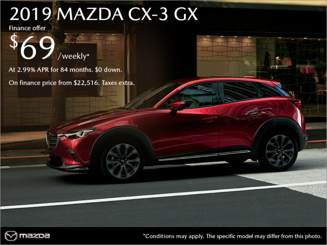 Regina Mazda - Get the 2019 Mazda CX-3 today!