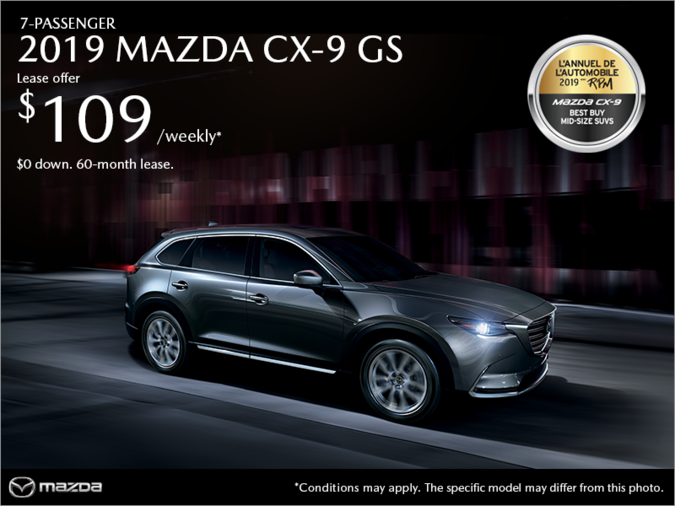 Mazda Pointe-aux-Trembles - Get the 2019 Mazda CX-9!