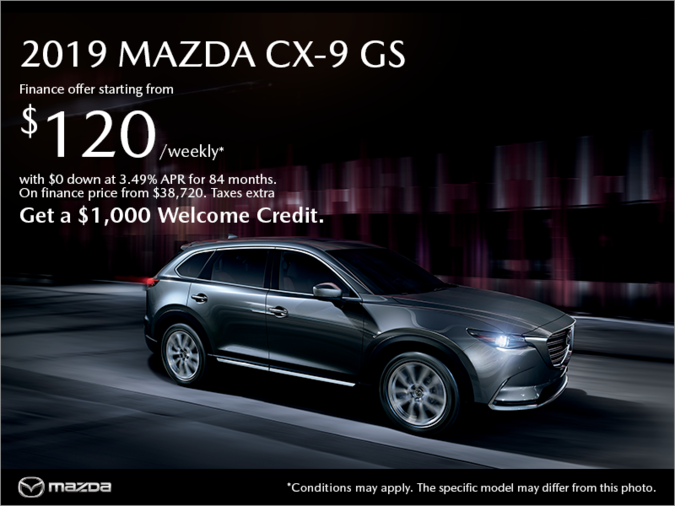 VIP Mazda - Get the 2019 Mazda CX-9 today!