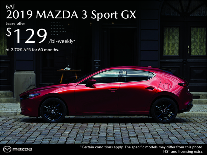 Bay Mazda - Get the 2019 Mazda3 Sport Today!