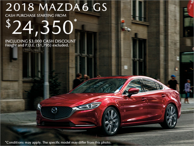 Get the 2018 Mazda6 Today!