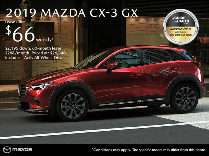 Mazda Saint-Jérôme - Get the 2019 Mazda CX-3!
