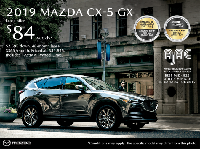 Get the 2019 Mazda CX-5!