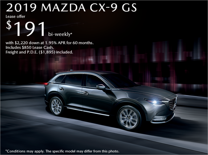 Get the 2019 Mazda CX-9 Today!