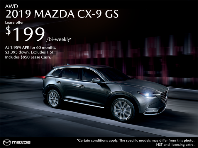 St. Catharines Mazda - Get the 2019 Mazda CX-9 Today!