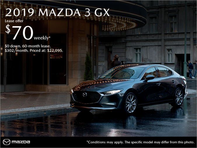 Get the 2019 Mazda3!