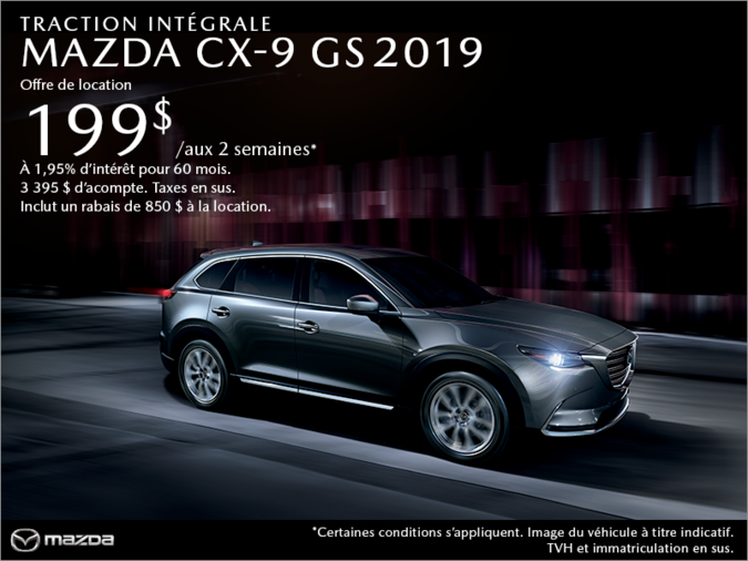 401 Dixie Mazda - Procurez-vous le Mazda CX-9 2019 aujourd'hui!