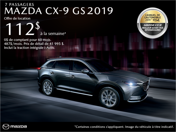 Mazda Joliette - Procurez-vous le Mazda CX-9 2019!