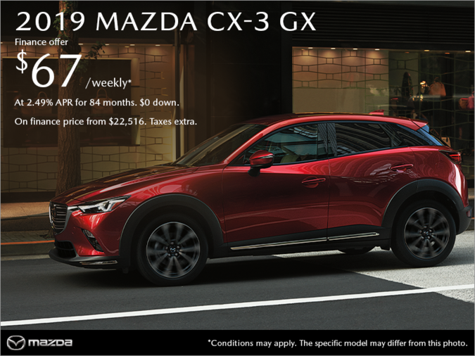 Forman Mazda - Get the 2019 Mazda CX-3 today!