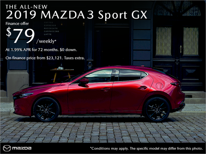 Gerry Gordon's Mazda - Get the 2019 Mazda3 Sport today!
