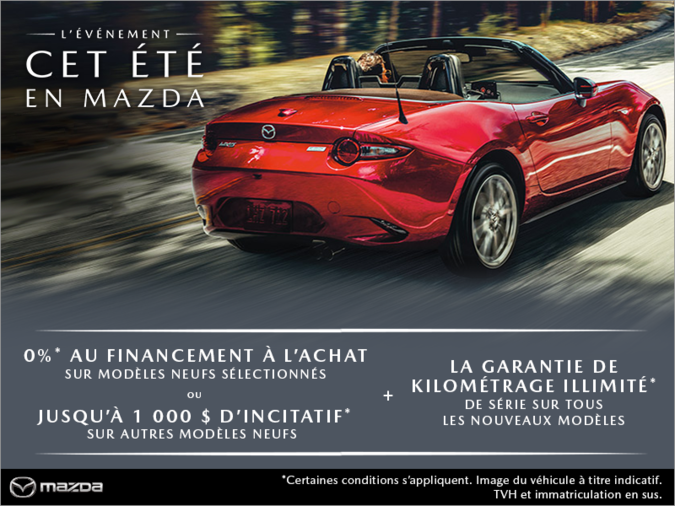 401 Dixie Mazda - L'événement cet été en Mazda