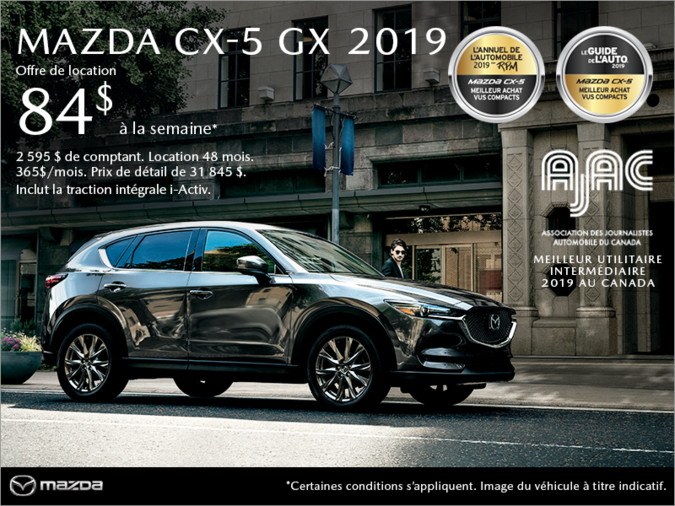 Procurez-vous le Mazda CX-5 2019!