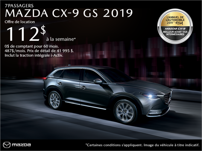 Mazda Gabriel Anjou - Procurez-vous le Mazda CX-9 2019!
