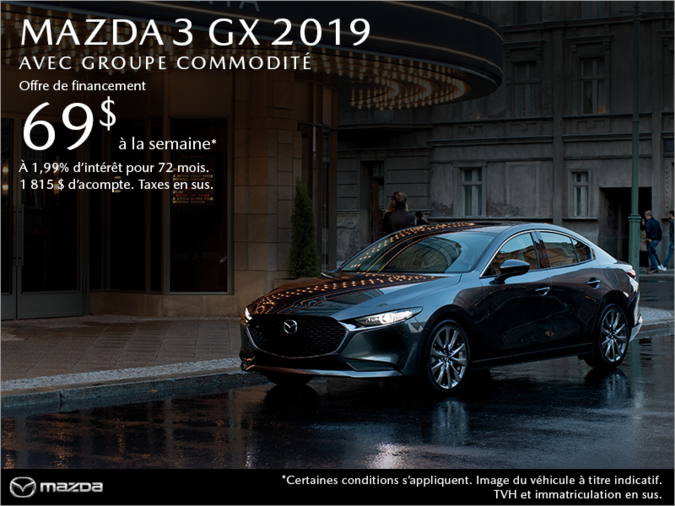 401 Dixie Mazda - Procurez-vous une Mazda3 2019 aujourd'hui!