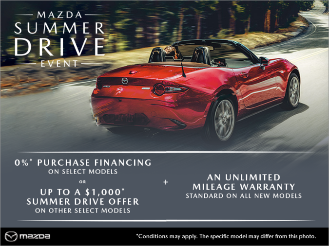 The Mazda Summer Drive Event