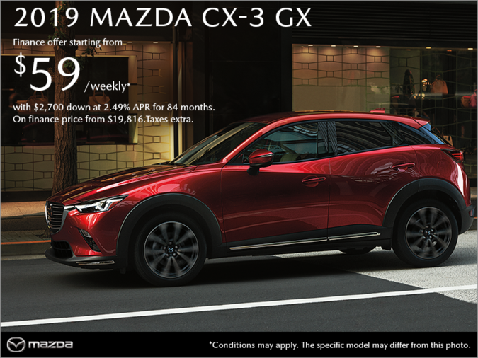Gerry Gordon's Mazda - Get the 2019 Mazda CX-3 today!