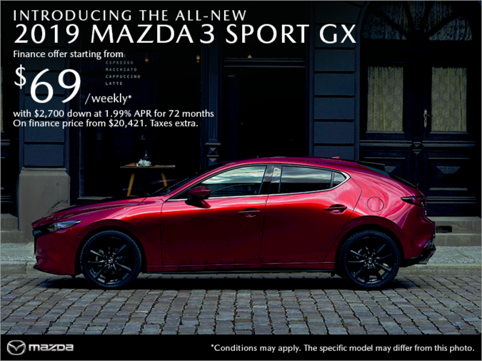 Regina Mazda - Get the 2019 Mazda3 Sport today!