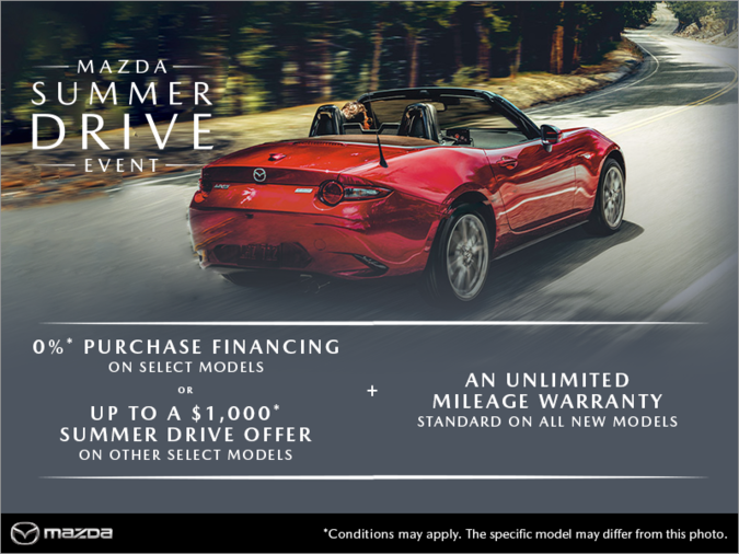 Coastline Mazda - It's the Mazda Summer Drive Event!