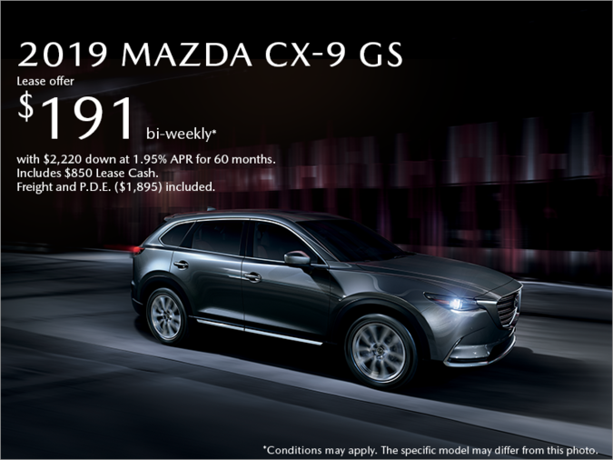 Get the 2019 Mazda CX-9 Today!