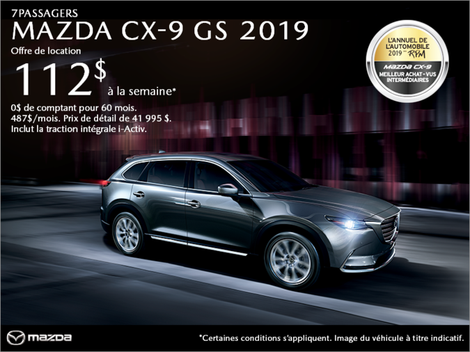 Mazda Gabriel St-Jacques - Procurez-vous le Mazda CX-9 2019!