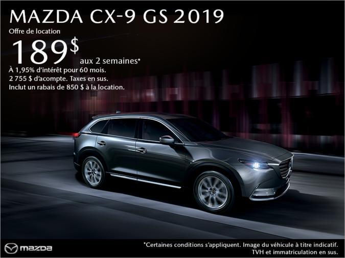 Agincourt Mazda - Procurez-vous le Mazda CX-9 2019 aujourd'hui!
