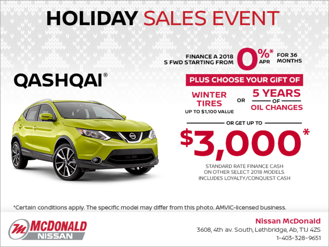 Get the 2018 Nissan Qashqai today!