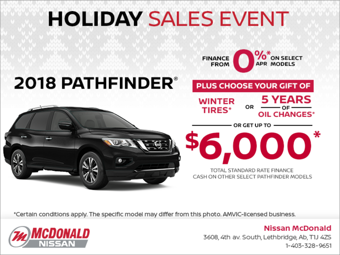 Get the 2018 Nissan Pathfinder Today!