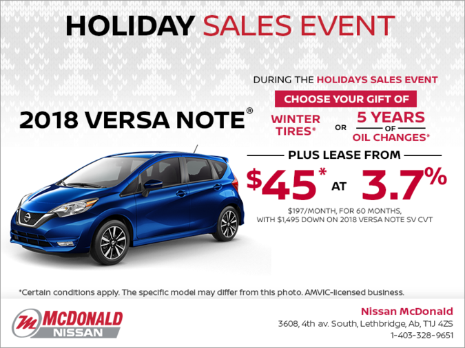 Get the 2018 Nissan Versa Note