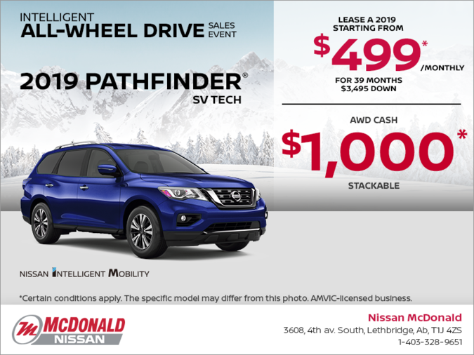 Get the 2019 Nissan Pathfinder Today!