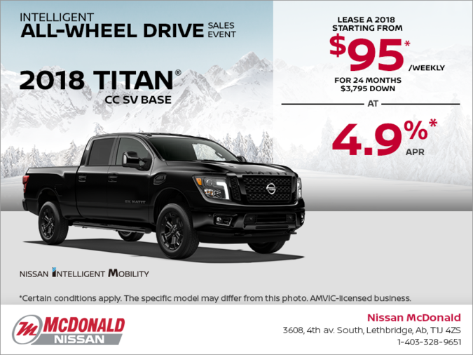Get the 2018 Nissan Titan Today!
