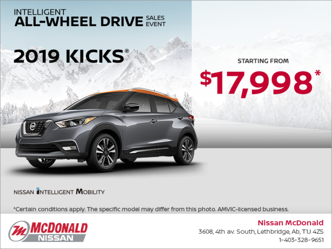 Get the 2019 Nissan Kicks Today!