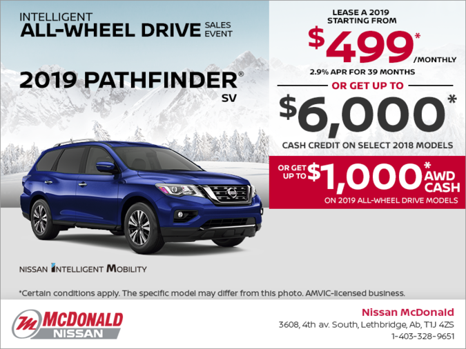 Get the 2019 Nissan Pathfinder Today!