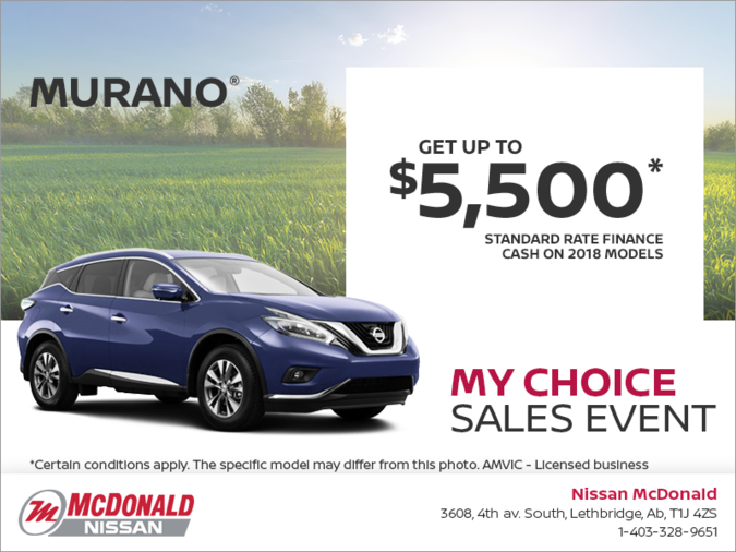 Get the 2018 Murano Today!