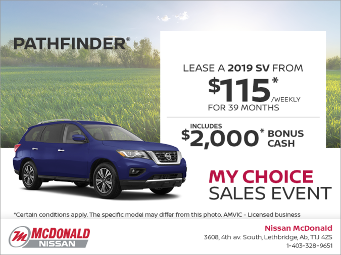 Get the 2019 Nissan Pathfinder Today!