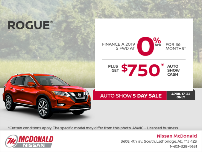 Get the 2019 Nissan Rogue Today!