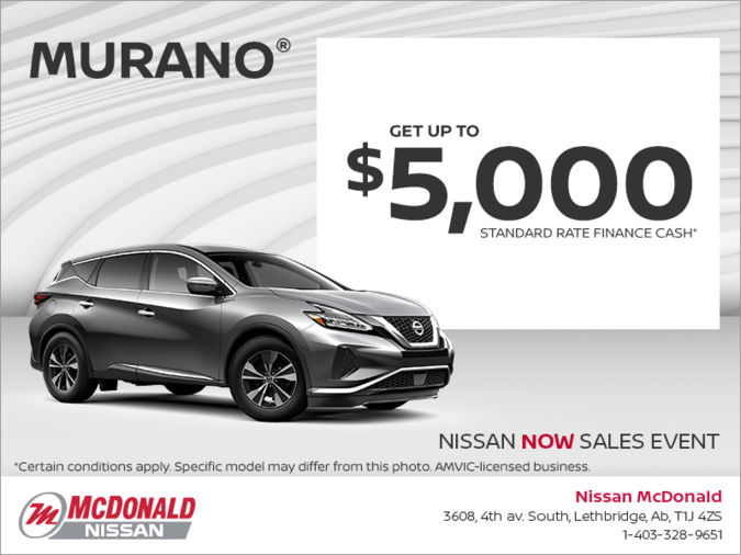 Get the 2019 Murano Today!