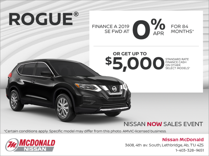 Get the 2019 Nissan Rogue Today!